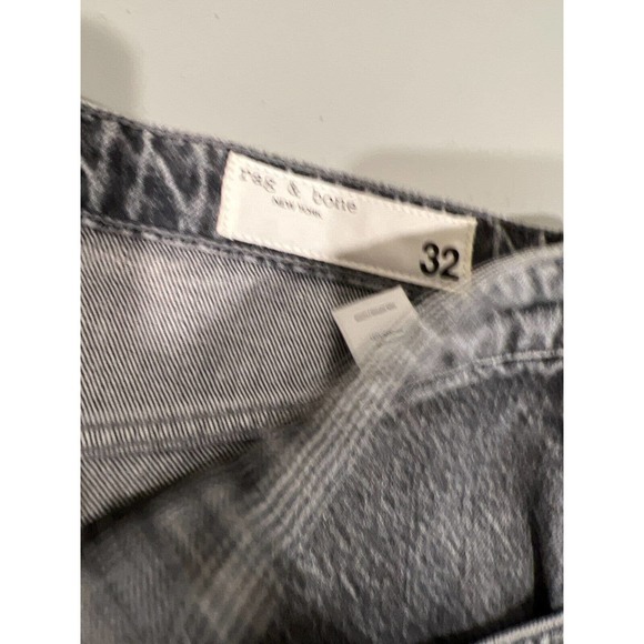 Rag & Bone Jeans Womens 32 Slim Tapered Leg‎ High Rise Dark Wash Denim Size - Picture 10 of 15